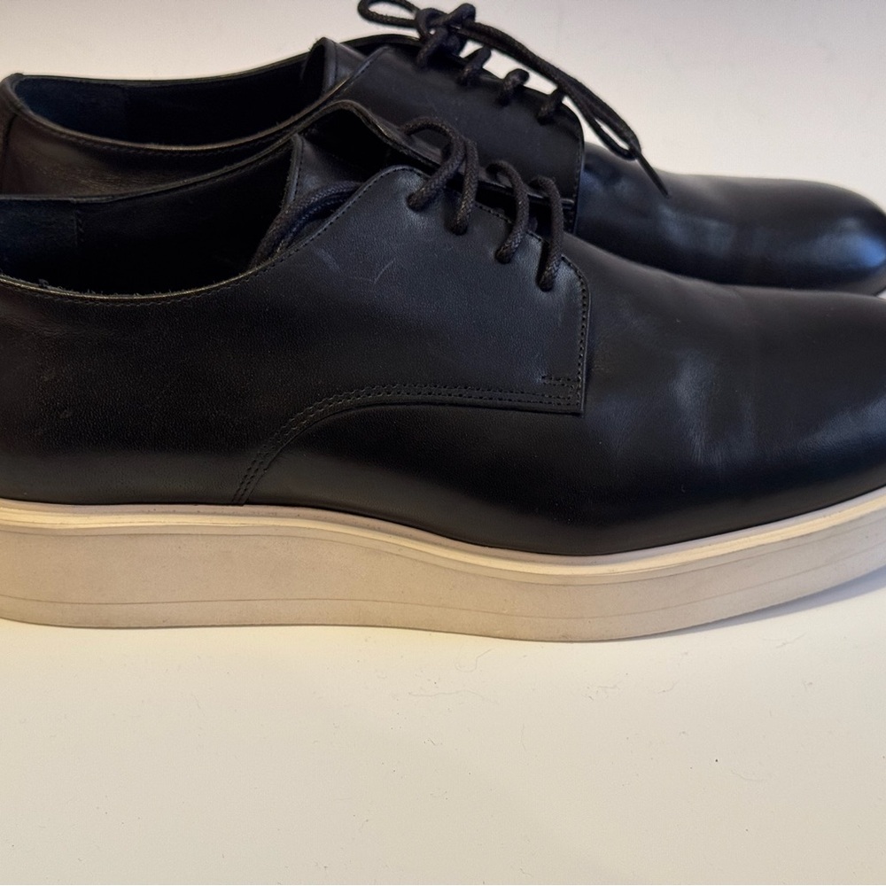 Generic Man x Public School AW2013 Men's Black Leather Shoes - Picture 2 of 12